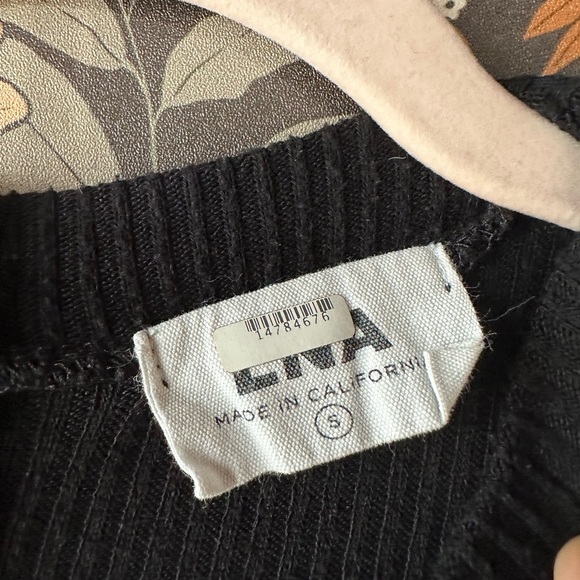 LNA Banx Cutout Jumpsuit in black size small - Picture 7 of 9